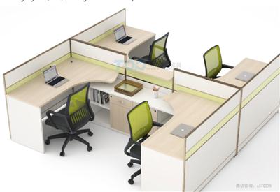 十字型屏風辦公卡位,多位屏風辦公桌